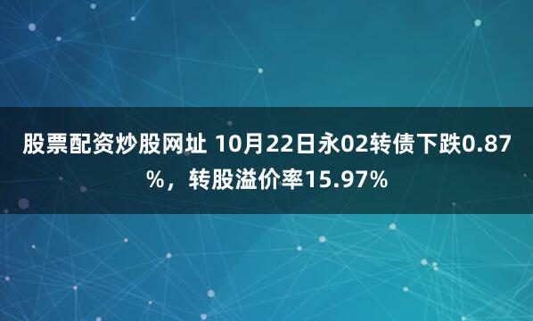 股票配资炒股网址 10月22日永02转债下跌0.87%，转股溢价率15.97%